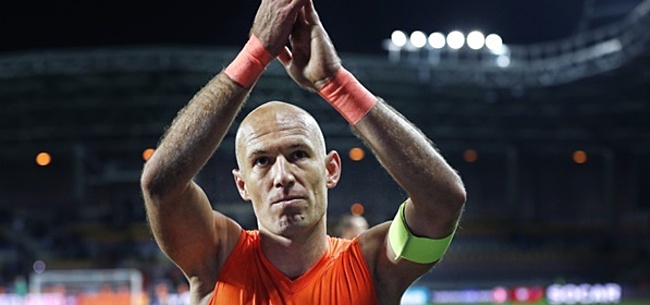 Foto: Robben zet deur voor Oranje weer op een kier: 