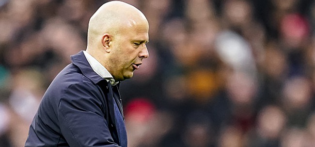 Foto: 'Bizarre acties Slot tijdens Feyenoord-Slavia'