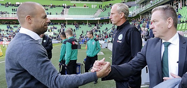 Foto: 'FC Groningen-trainer Buijs heeft totaal geen klik met zijn assistent'