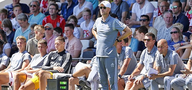 Foto: Ten Hag bijzonder kritisch op Ajax: 'Heel slecht'