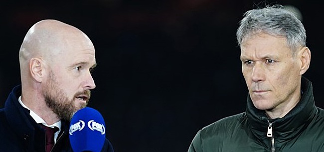Foto: Van Basten ziet Ajax winnen op 'vloerkleed': 