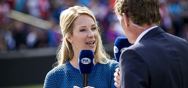 Foto: FOX Sports wilde 'lekker wijf' Hélène Hendriks in strakke jurkjes