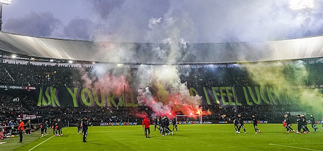 Foto: Feyenoord-hooligans zorgen voor ophef in Utrecht